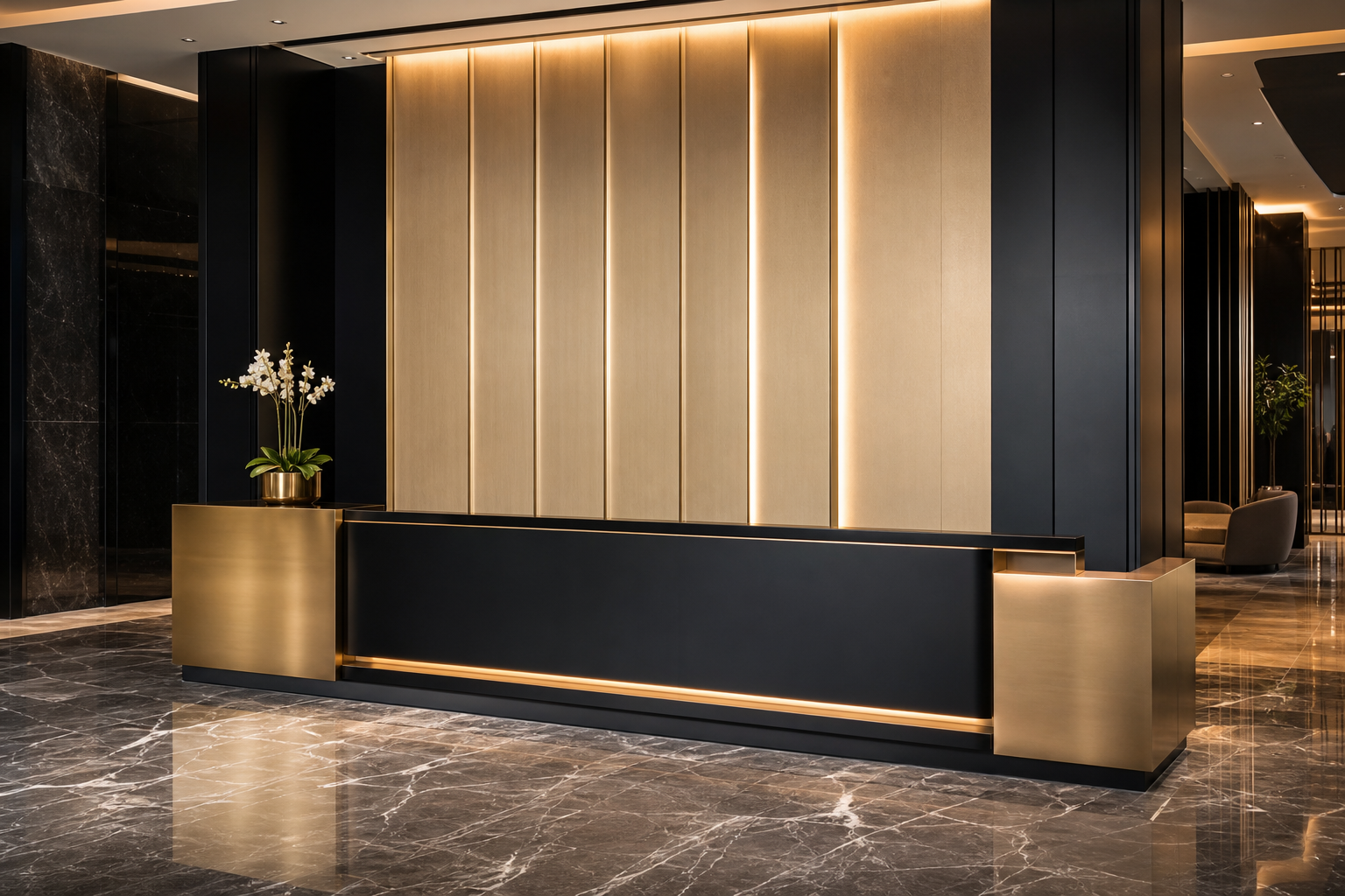 Reception Feature Wall